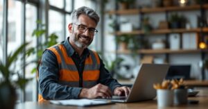 Créer une entreprise de transport : entrepreneur planifiant le lancement de son activité logistique