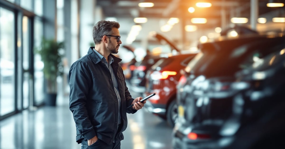 Gestion du parc automobile d'une entreprise – véhicules professionnels organisés dans un parking d'entreprise